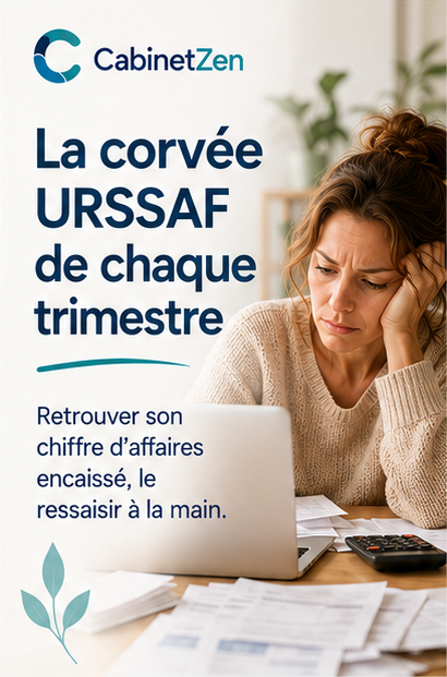 Déclaration de chiffre d'affaires URSSAF : CabinetZen automatise la démarche pour les auto-entrepreneurs
